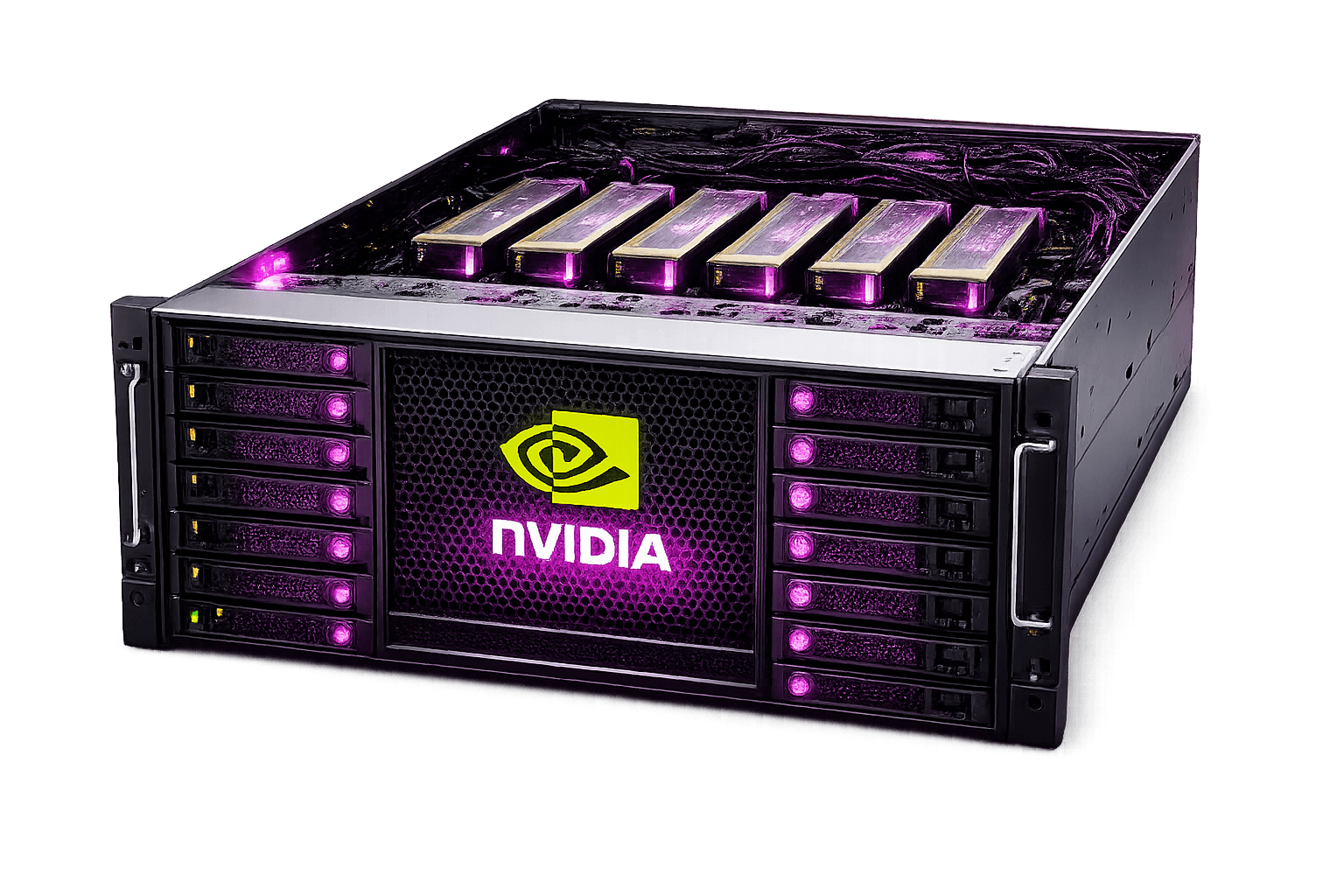 خادم GPU بكروت NVIDIA للذكاء الاصطناعي